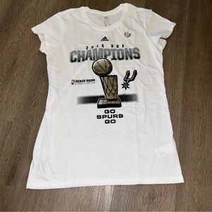 2014 NBA Spurs Champions Adidas shirt
